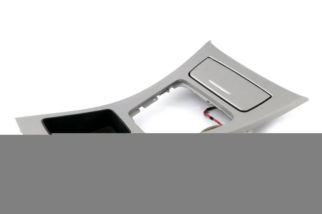 BMW 3 Series E90 E91 Cover Centre Console Trim Ashtray Gear Titan 90 Silver