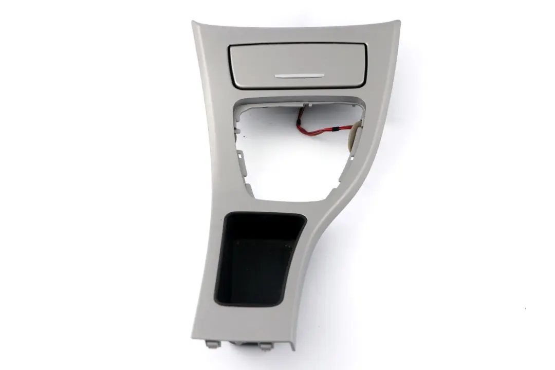 BMW 3 Series E90 E91 Cover Centre Console Trim Ashtray Gear Titan 90 Silver