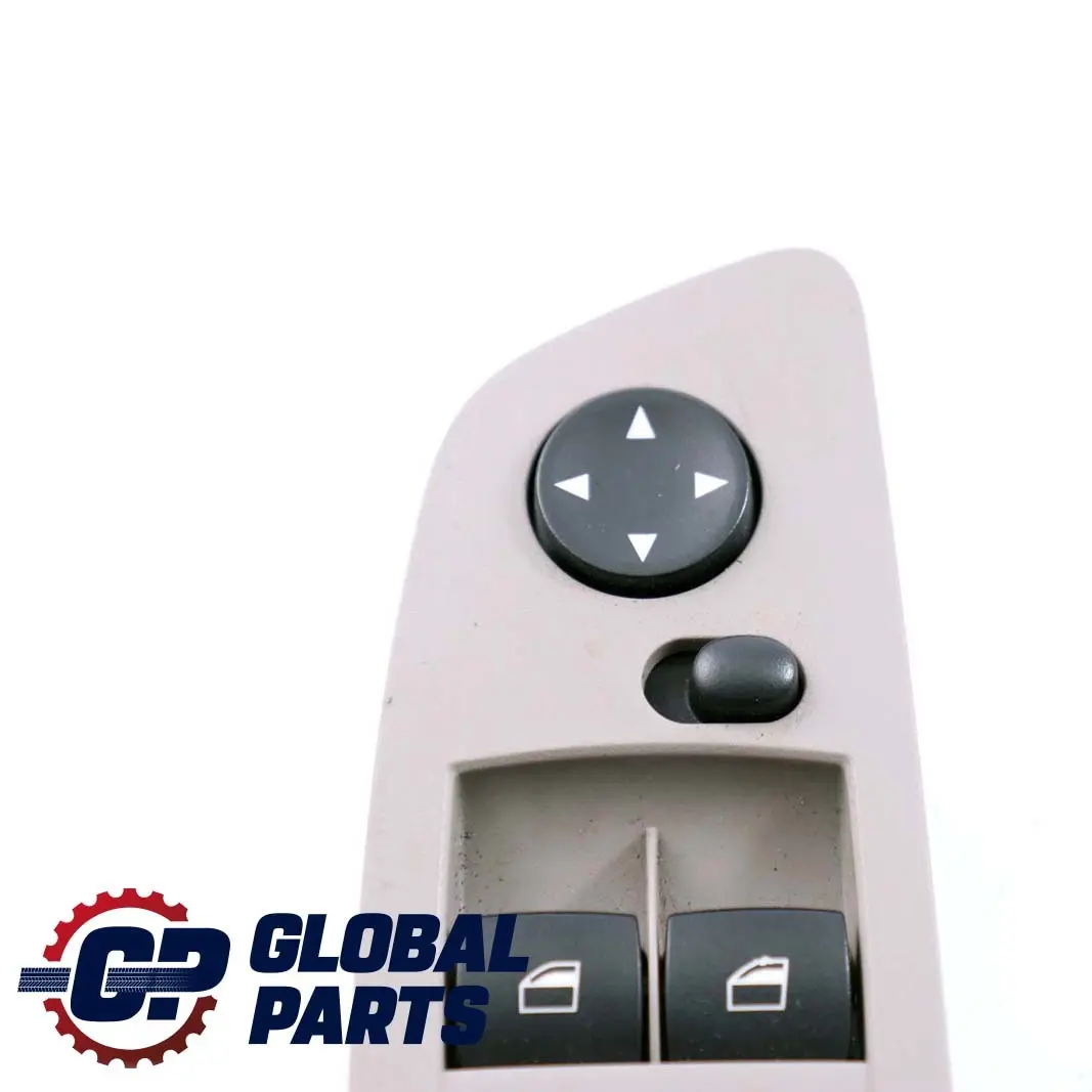 BMW 1 Series E87 LCI Window Lifter Switch Driver's Side Trim Panel Beige