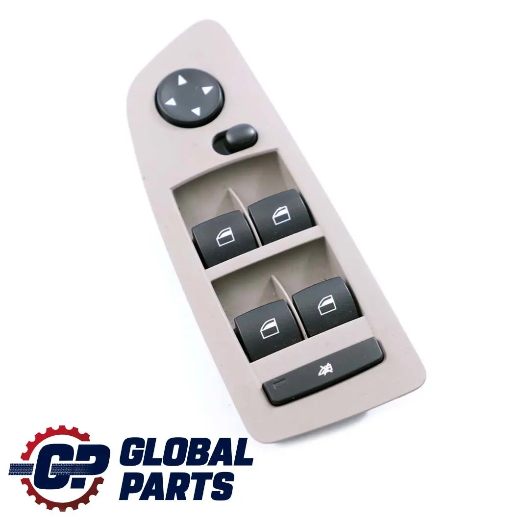 BMW 1 Series E87 LCI Window Lifter Switch Driver's Side Trim Panel Beige