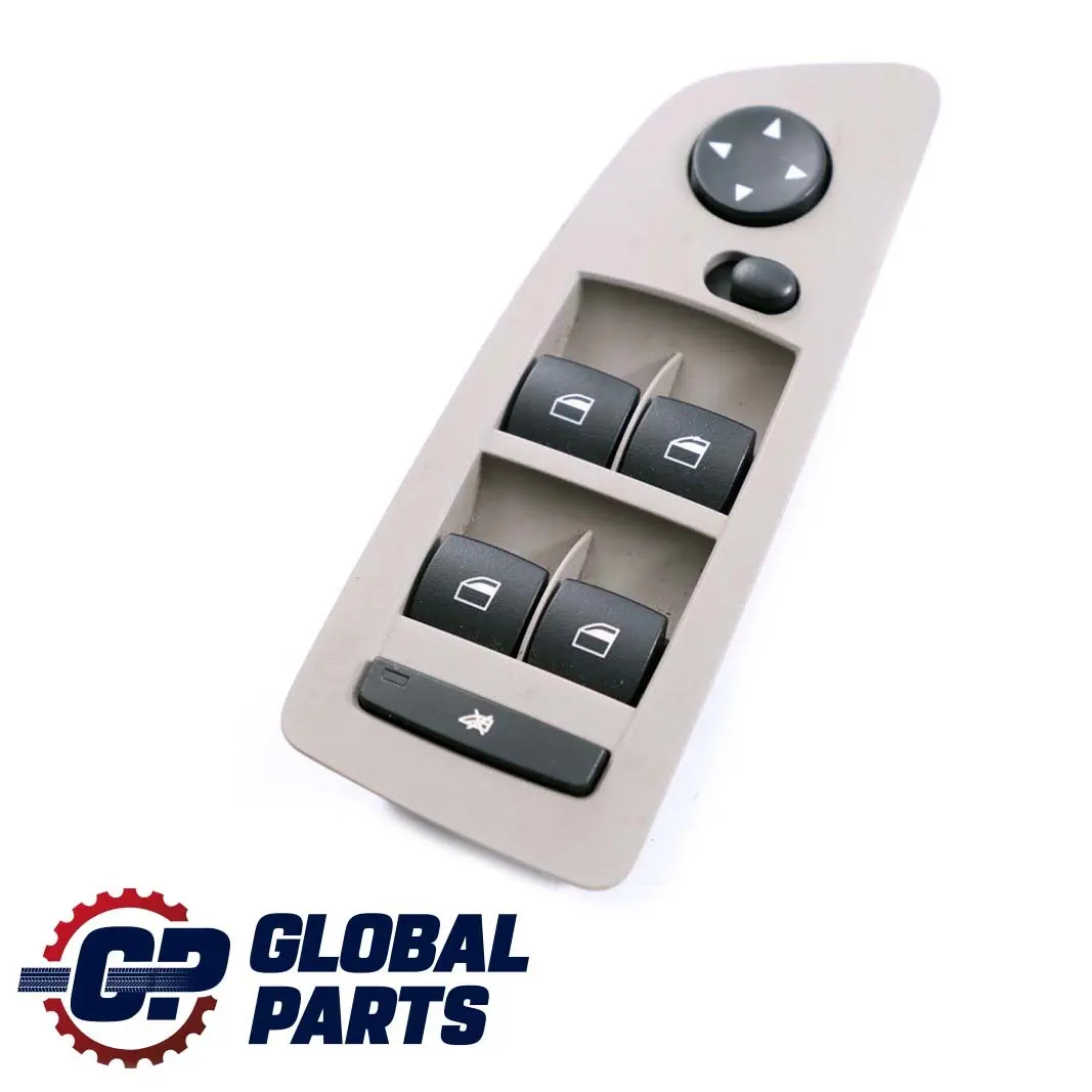 BMW 1 Series E87 LCI Window Lifter Switch Driver's Side Trim Panel Beige