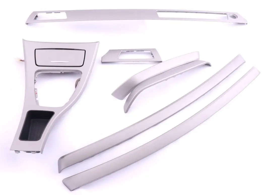 BMW 3 Series 2 E90 E91 iDrive Set Complete Decor Trim Strip Cover Titan 90 Line