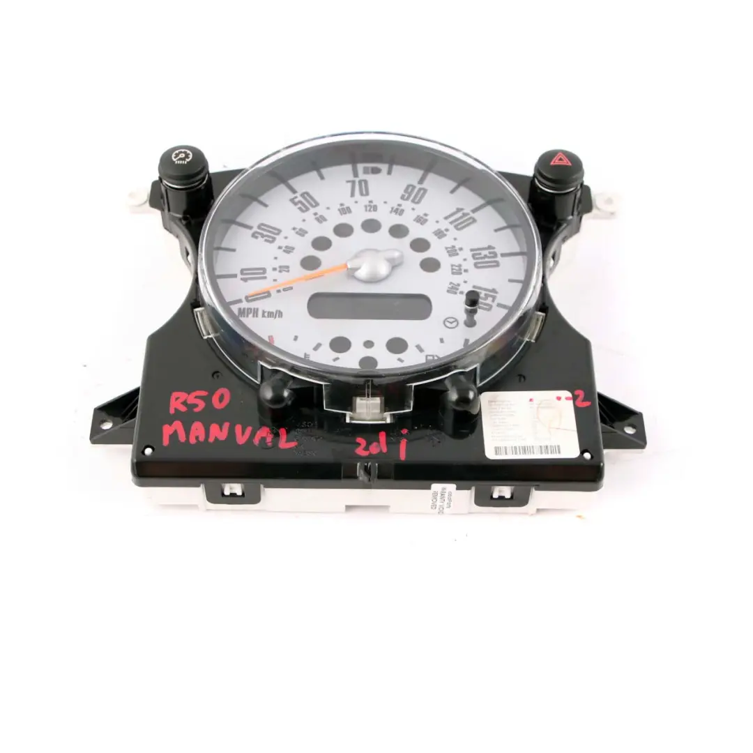 MINI Cooper One R50 R52 Speedometer Speedo Clock Instrument Cluster 6972076