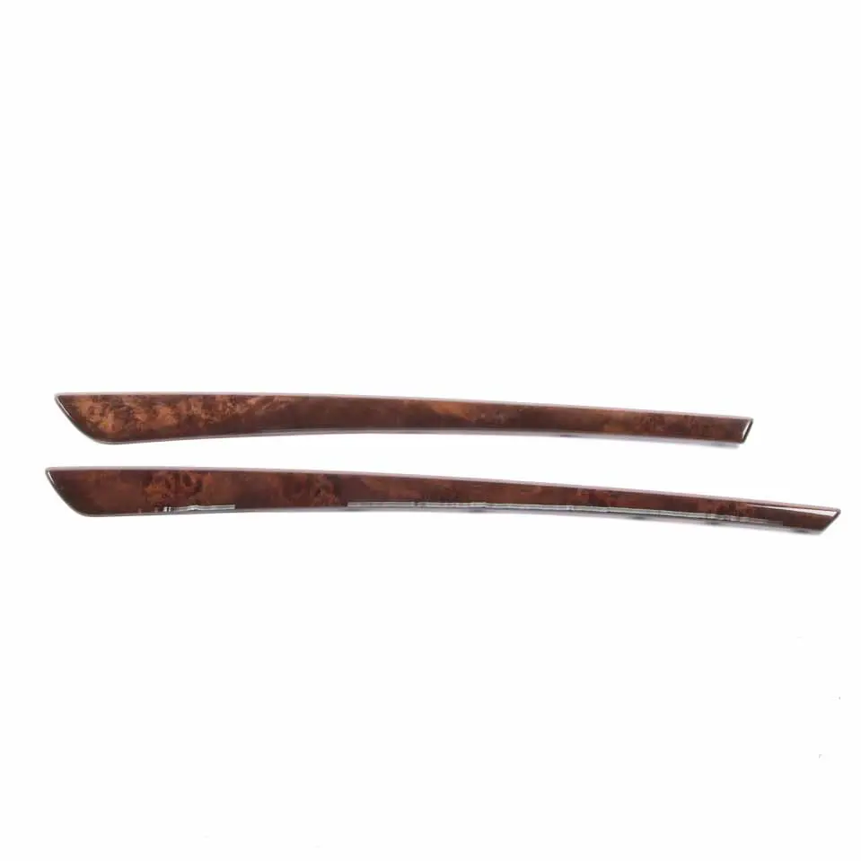  Dash Trim BMW E60 E61 LCI 3 Set Decor Strip Interior Cover Dark Wood Dunkel