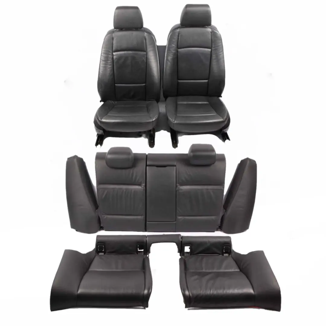 Leather Seats BMW E92 Coupe Memory Dakota Black Interior Seat Set