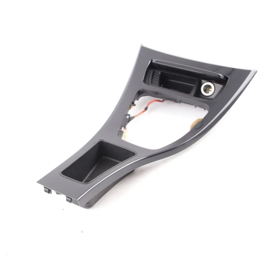 BMW 3 E90 E91 Centre Console Dashboard Ashtray Trim Cover Panel Diamantschwarz