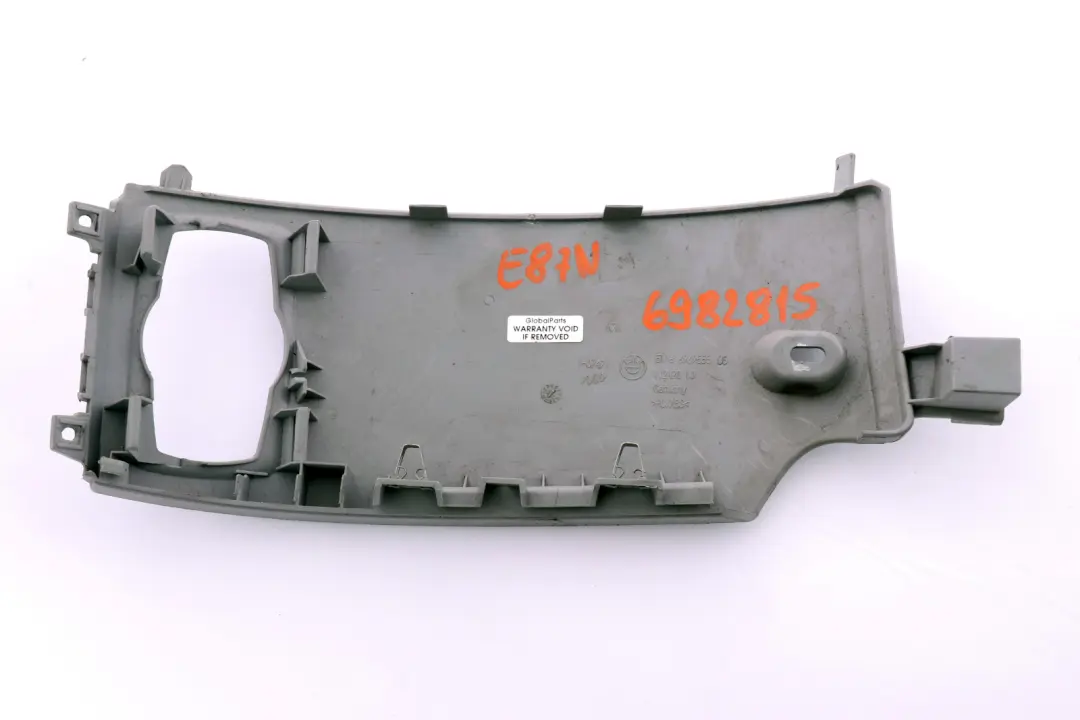 BMW 3 Series E81 E87N Dashboard Instrument Panel Carrier Bottom Trim 6982815