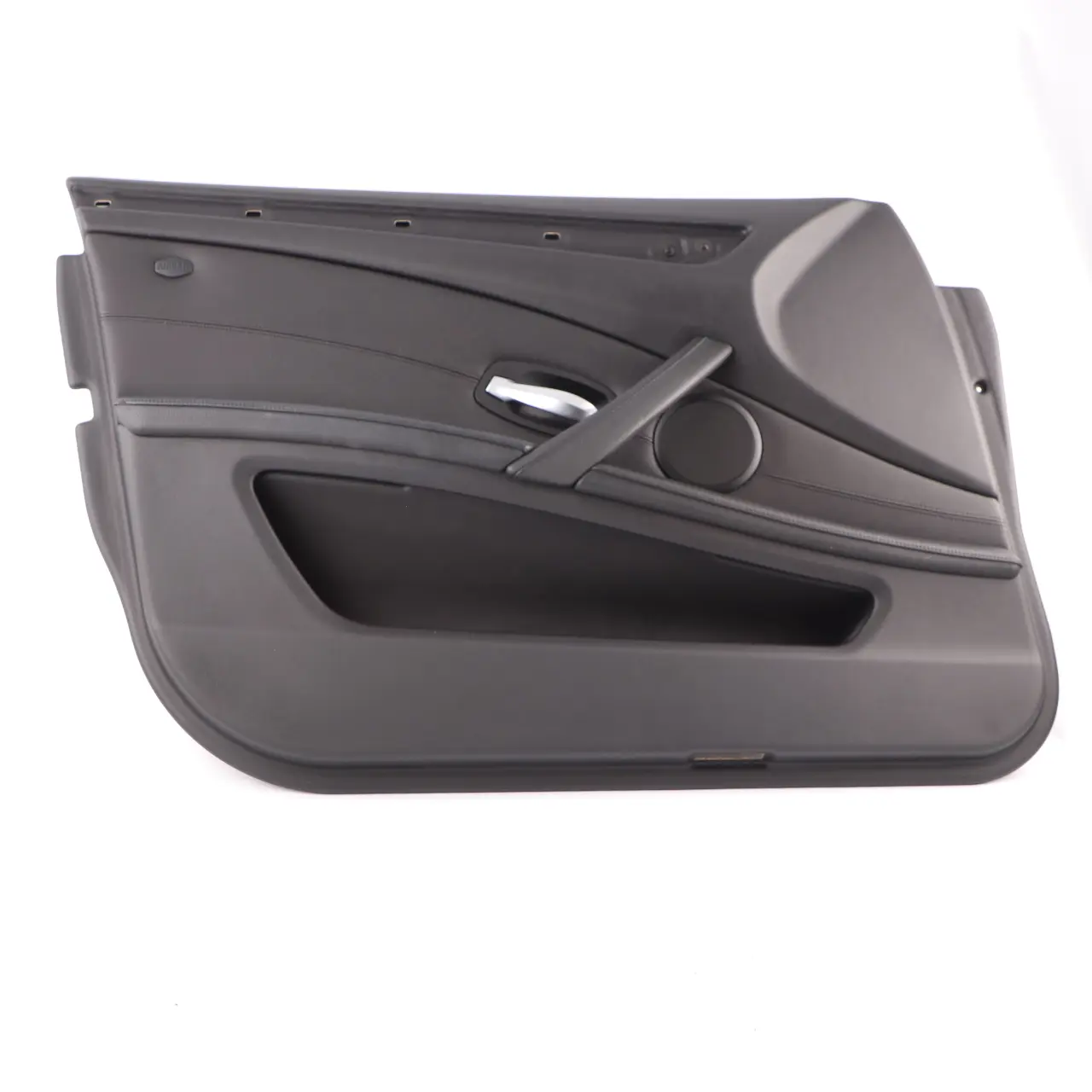 Door Card BMW E60 LCI Front Left N/S Trim Panel Leather Dakota Black 6983575