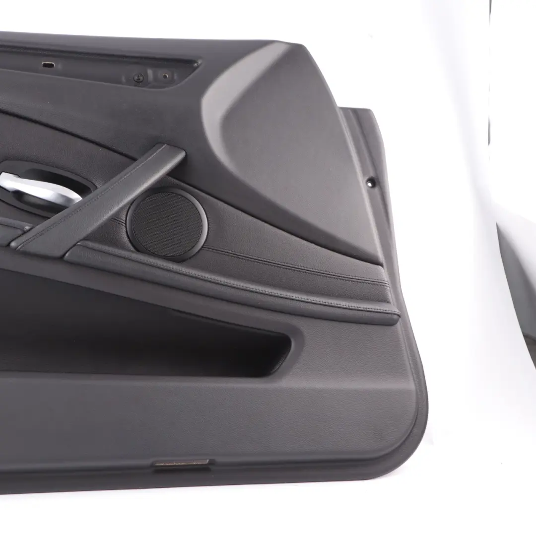 Door Card BMW E60 LCI Front Left N/S Trim Panel Leather Dakota Black 6983575
