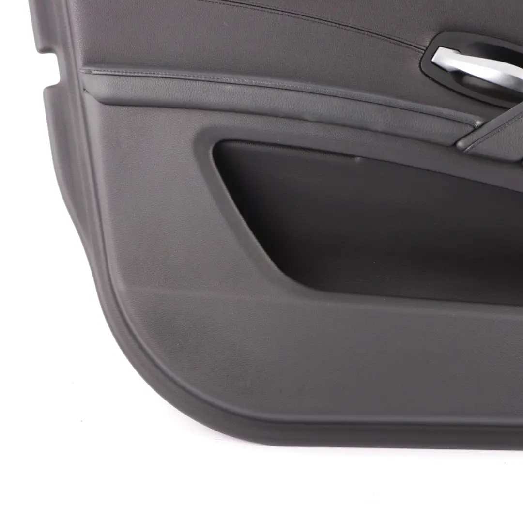 Door Card BMW E60 LCI Front Left N/S Trim Panel Leather Dakota Black 6983575