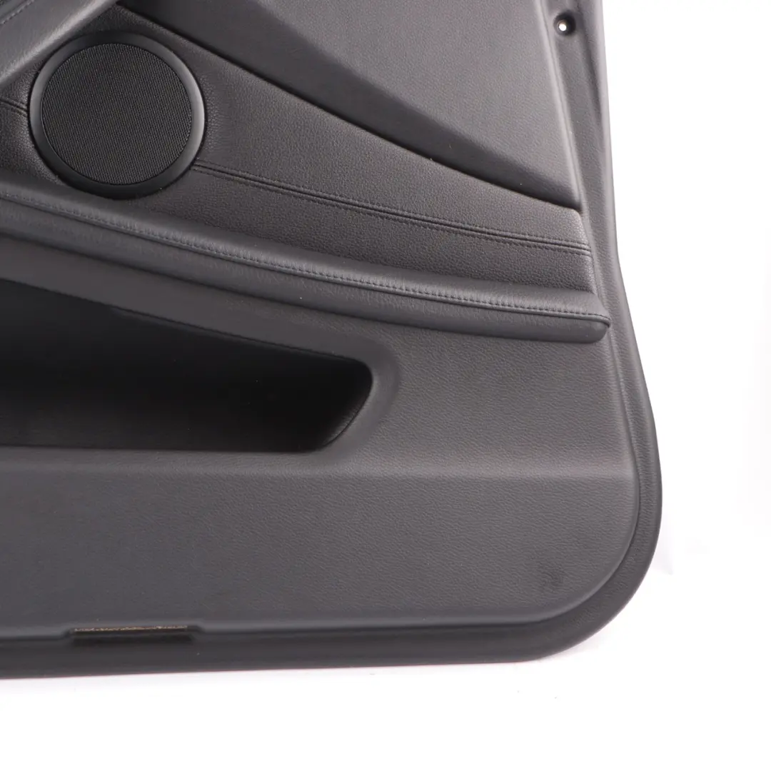 Door Card BMW E60 LCI Front Left N/S Trim Panel Leather Dakota Black 6983575
