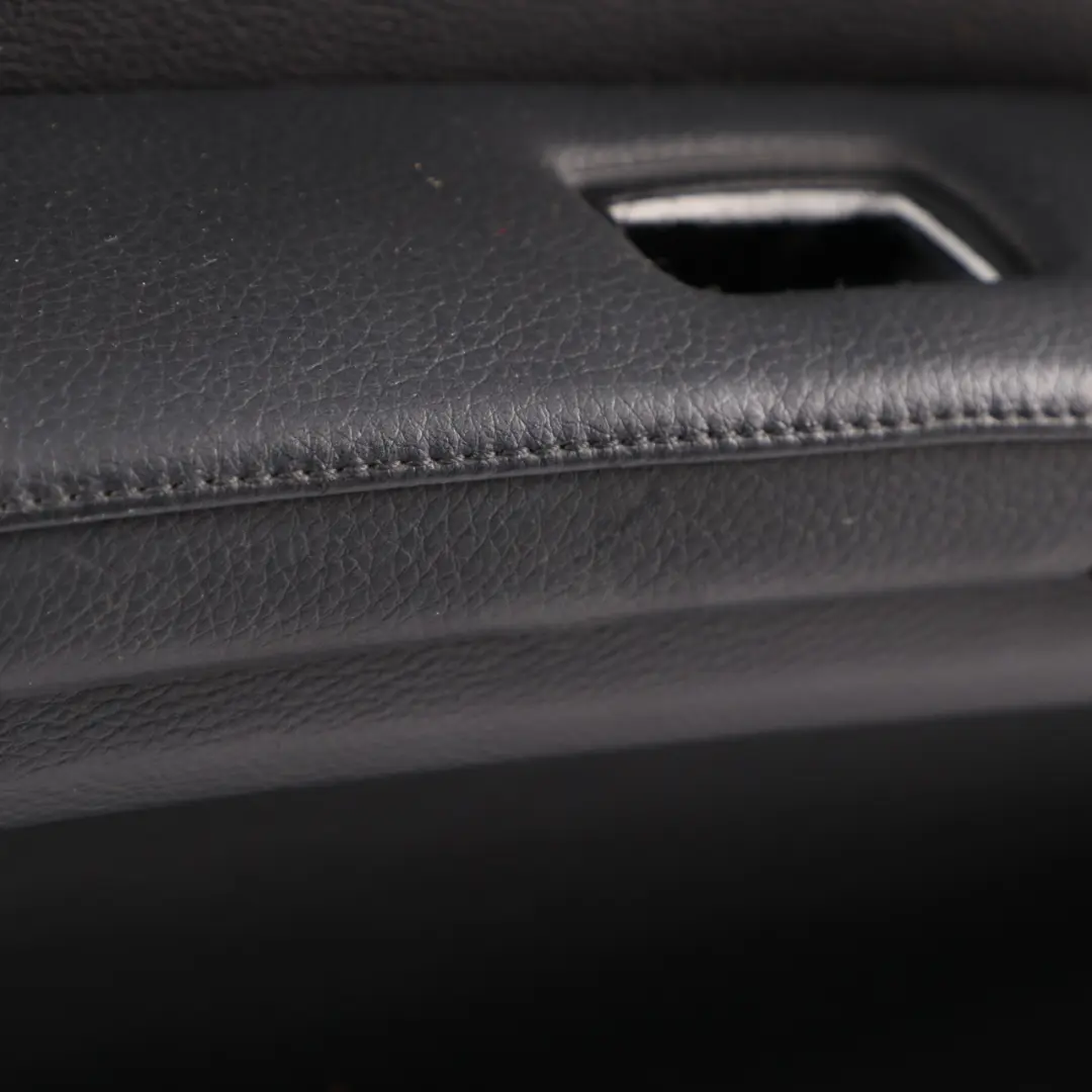 Door Card BMW E60 LCI Front Left N/S Trim Panel Leather Dakota Black 6983575