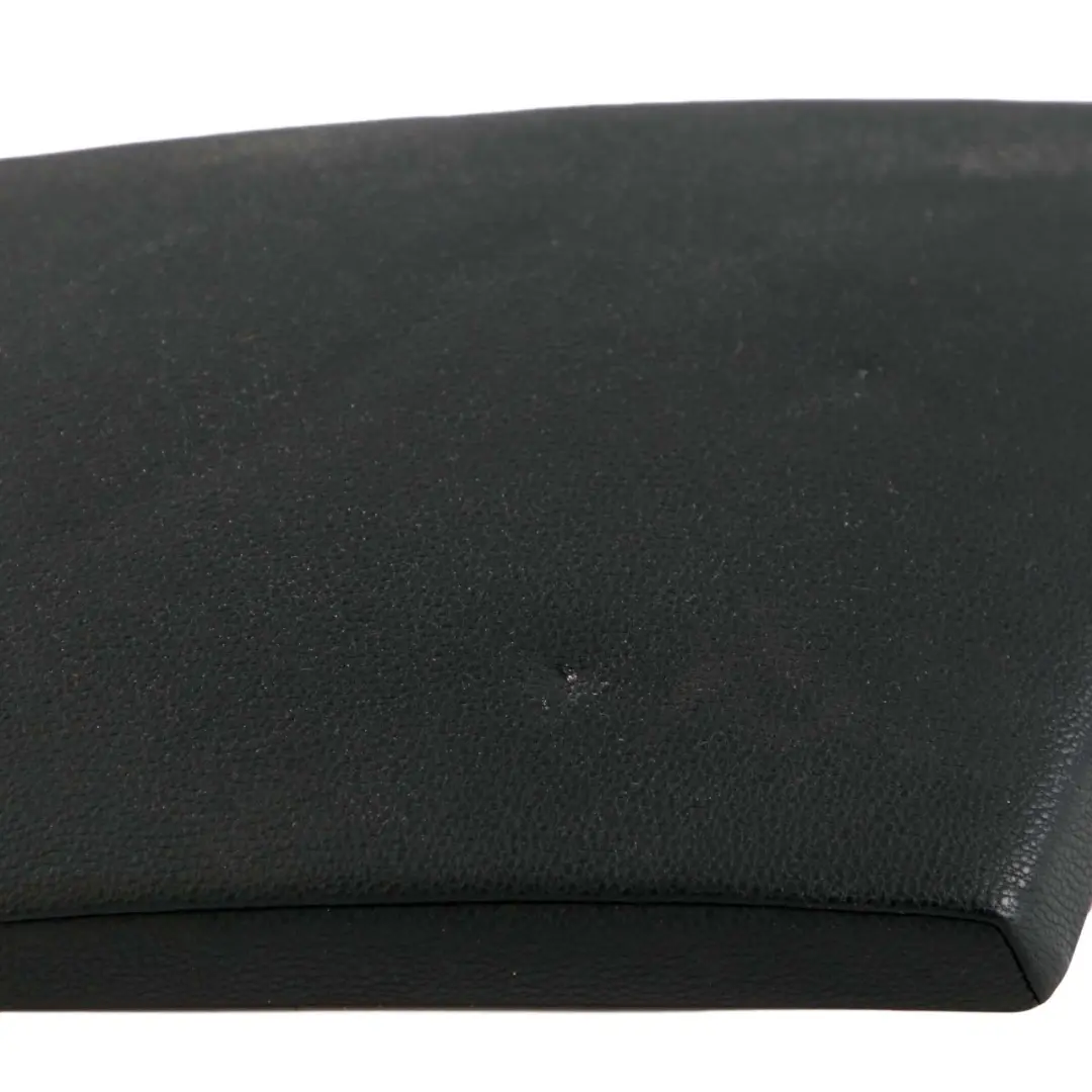 BMW 5 E60 E61 LCI Cover Centre Console Armrest Imitation Leather Schwarz Black