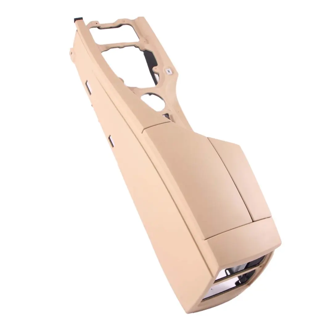 BMW 5 Series E60 E61 LCI Centre Console Armrest Beige Imitation Leather 7059950