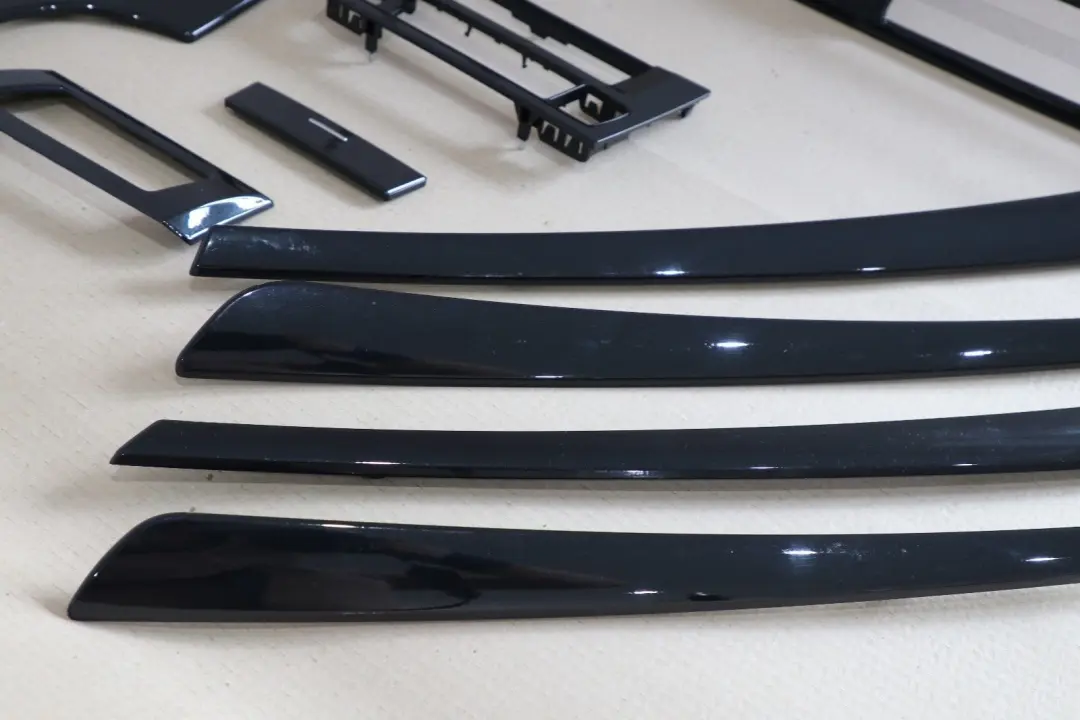 Decorative Strip Dash Interior Trim Set Diamantschwarz BMW 5 Series E60 E61 LCI - SKU rhd-6989010 - Part number 6989010