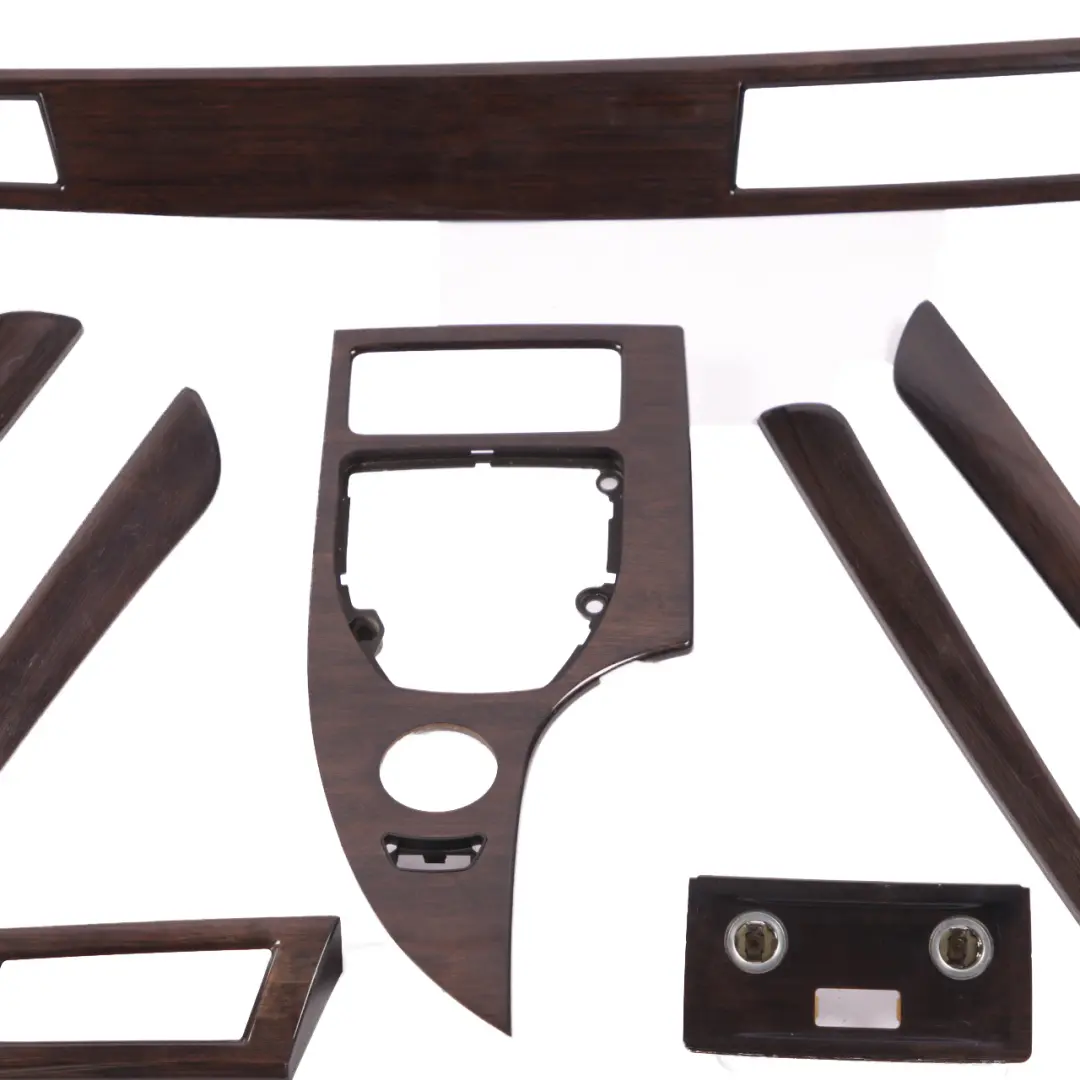 Centre Console Dash BMW E60 E61 LCI Strip Trim Cover Set Bambus Wood Anthracite