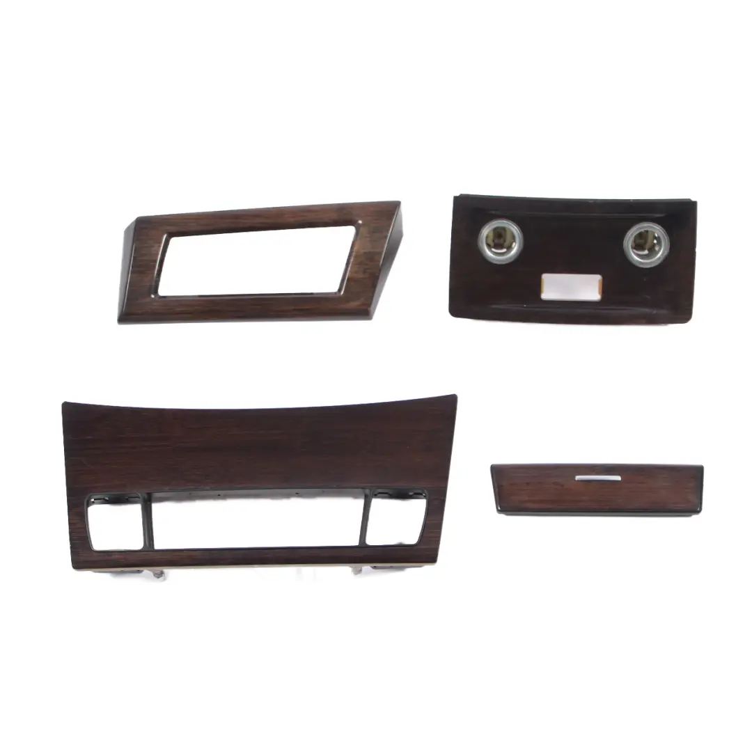 Centre Console Dash BMW E60 E61 LCI Strip Trim Cover Set Bambus Wood Anthracite