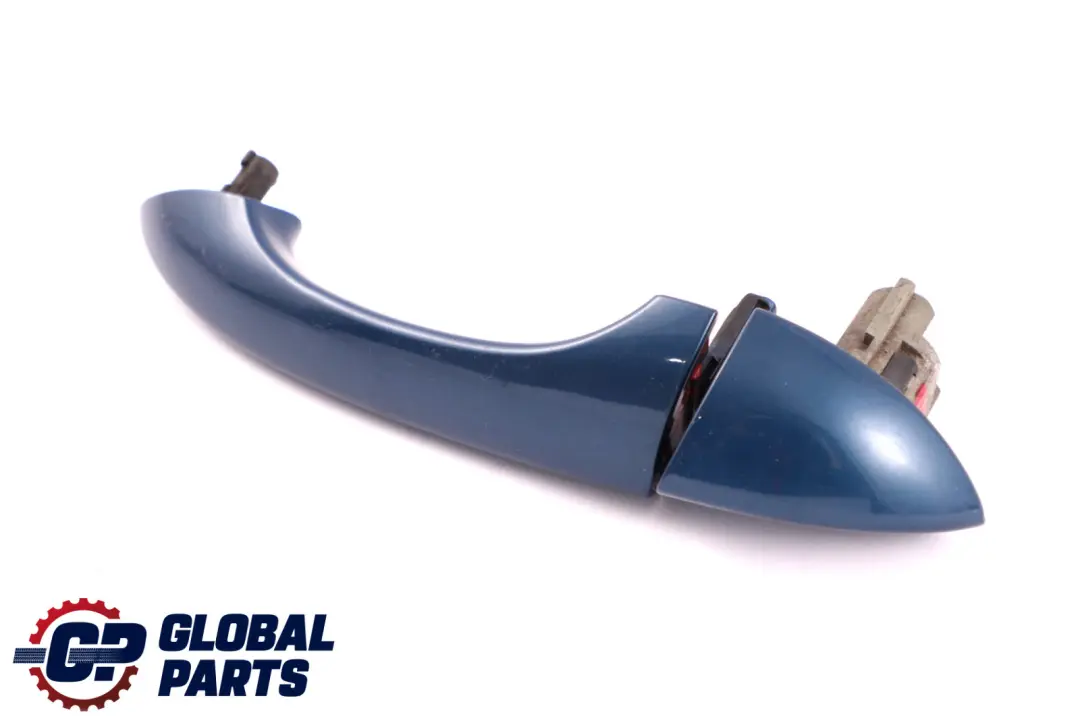 BMW X5 Series E53 Front Left Handle Grab Cover Bracket N/S Topasblau Blue 364