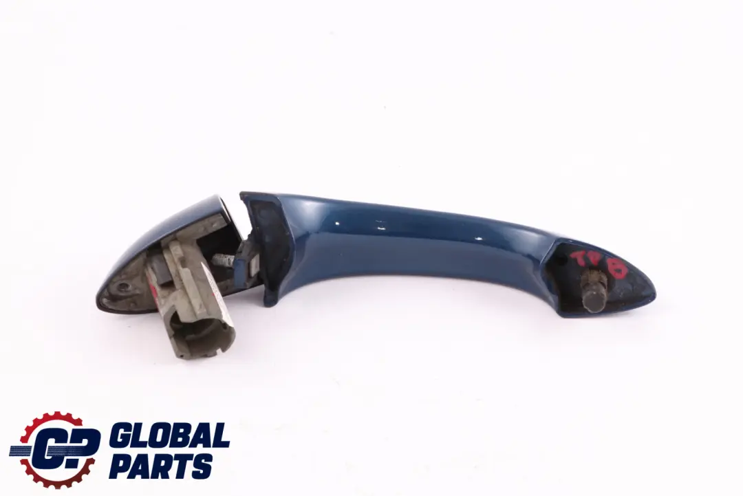 BMW X5 Series E53 Front Left Handle Grab Cover Bracket N/S Topasblau Blue 364