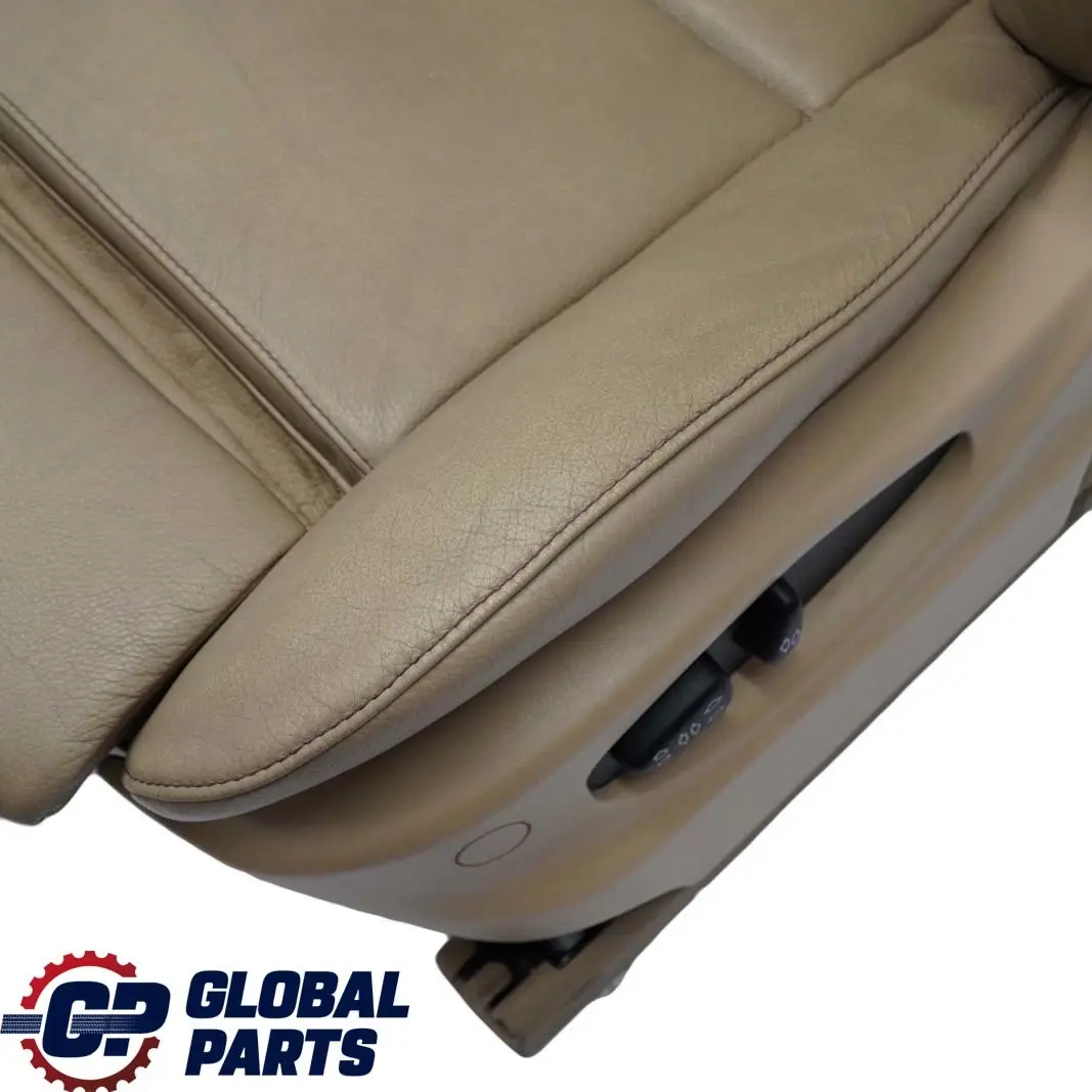 BMW X5 E53 Sport Front Left N/S Beige Leather Electric Seat Passenger Side Memory