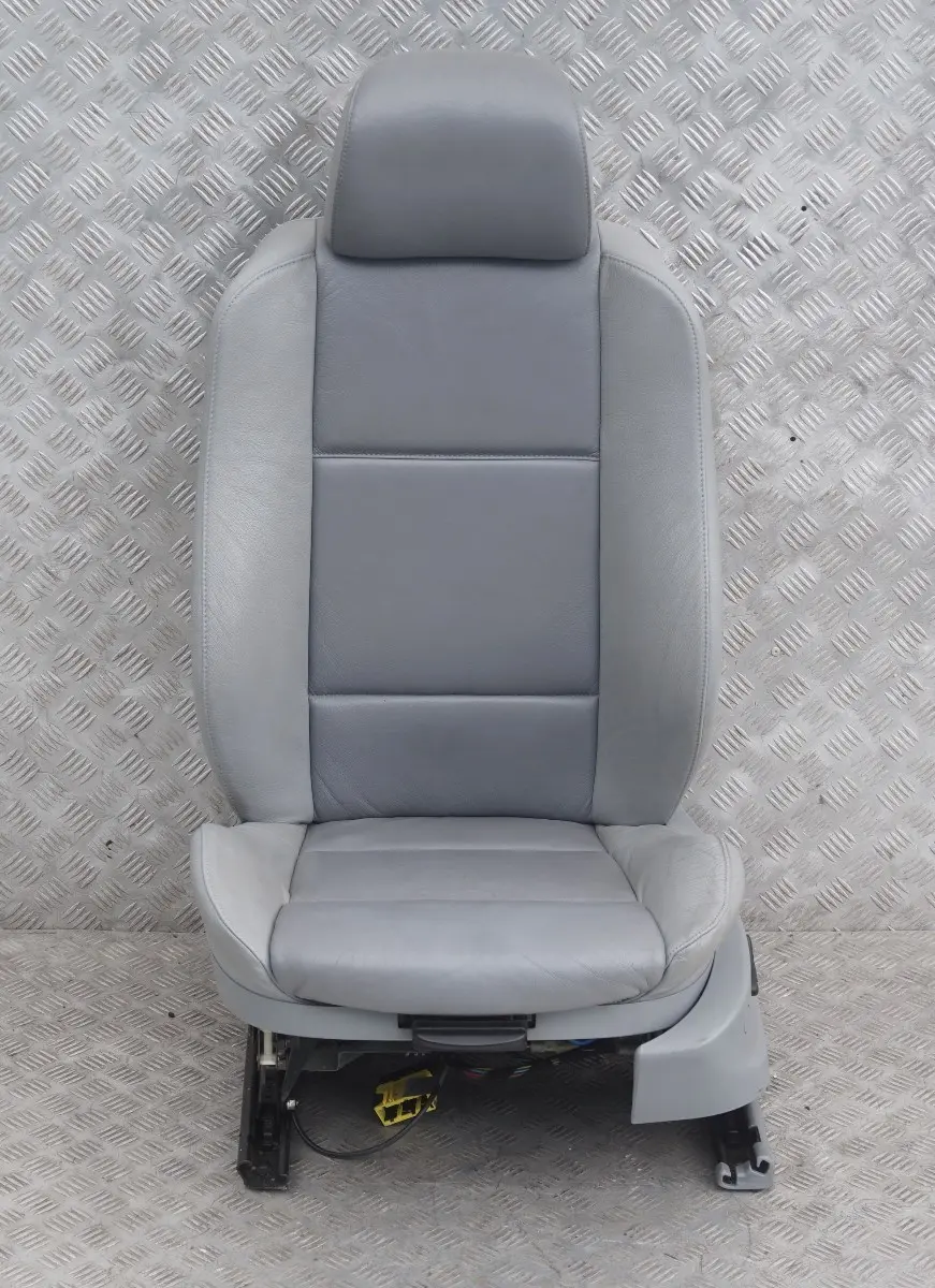 BMW X5 Series E53 Sport Front Left N/S Grey Leather Seat Passenger Side