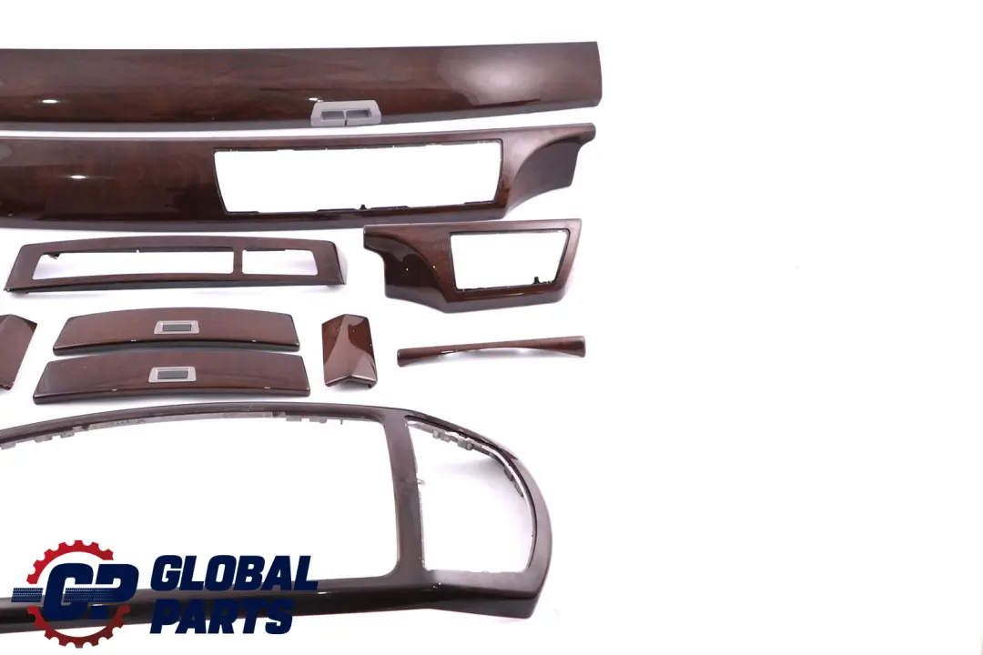 BMW 7 Series 3 E65 Interior Set Trim Cover Dashboard Ashtray Wood Esche Dunkel