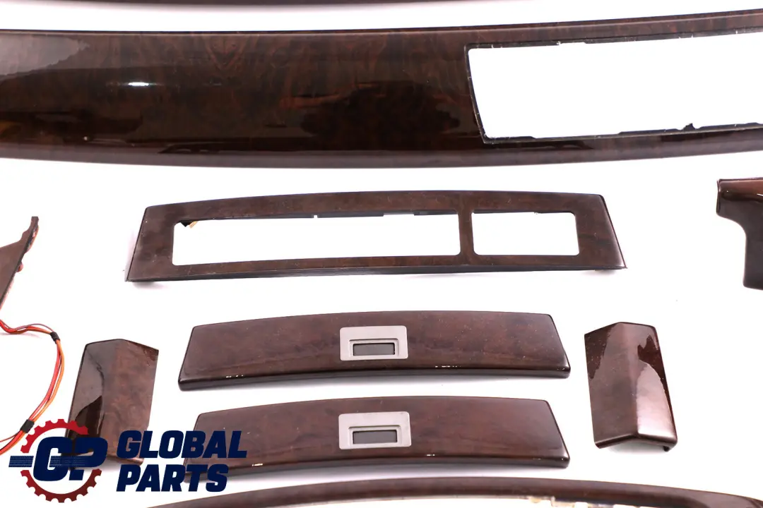 BMW 7 Series E65 Interior Set Trim Cover Dashboard Ashtray Wood Esche Dunkel