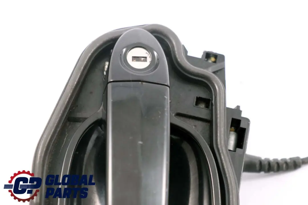 BMW 5 Series 1 E60 E61 Complete Front Right Grab Handle O/S Schwarz 2 Black 668