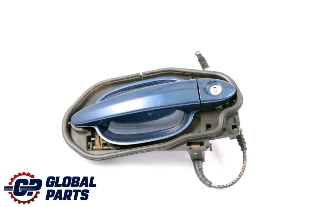 BMW 5 Series E60 E61 Front Right Grab Handle O/S Mysticblau Mystic Blue A07