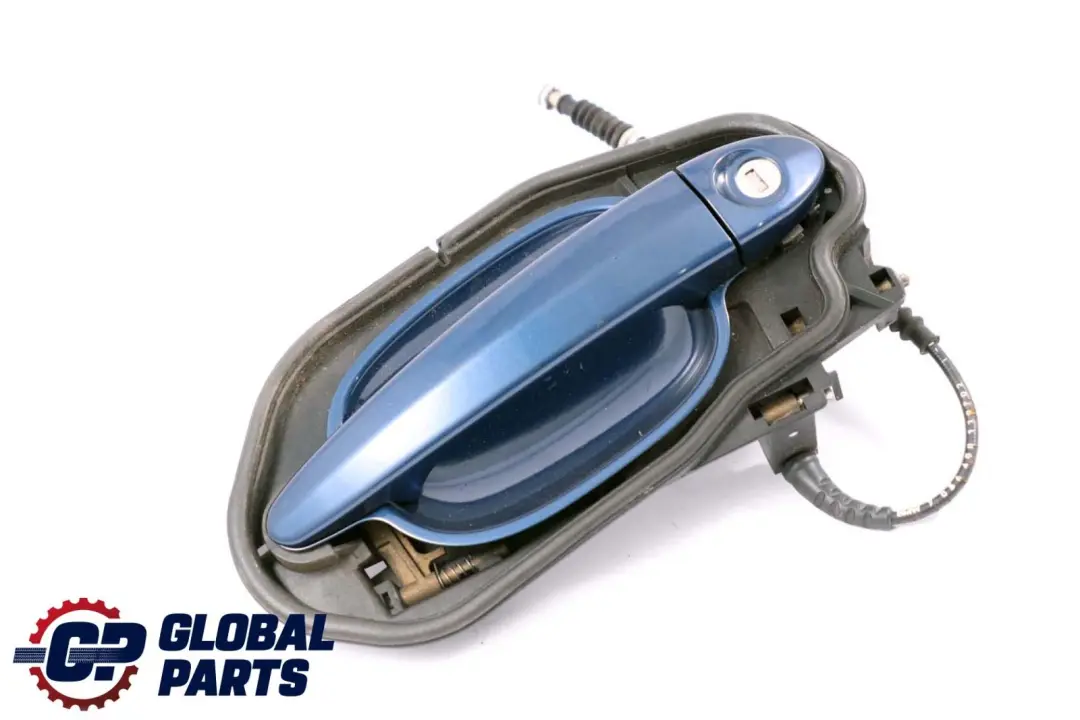 BMW 5 Series E60 E61 Front Right Grab Handle O/S Mysticblau Mystic Blue A07