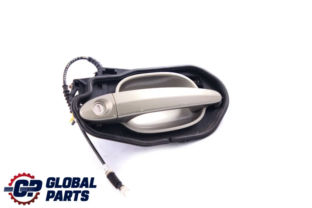 BMW 5 Series 1 E60 E61 Complete Front Right Grab Handle O/S Olivin Metallic 349