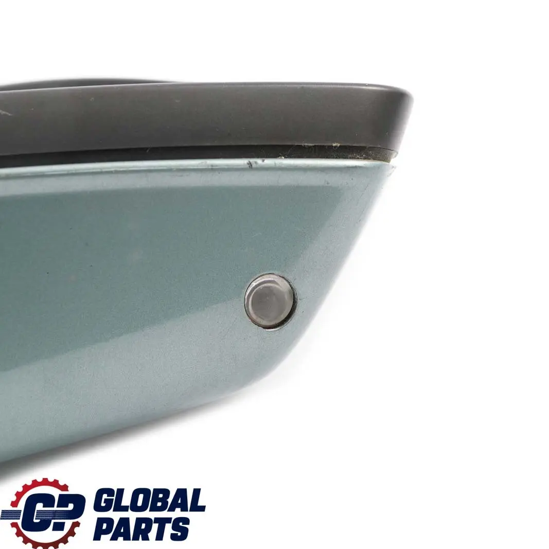 BMW X5 Series E53 Outside Heated Right Wing Mirror O/S Graugruen Grey Green 442