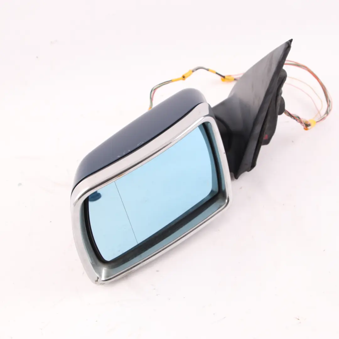 BMW X5 E53 Wing Mirror Door Heated Memory Left N/S Topasblau Topaz Blue 364