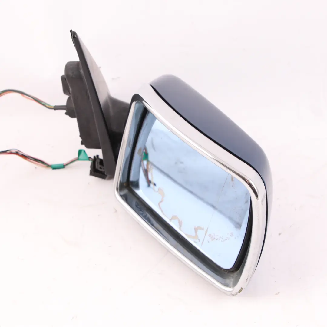 BMW X5 E53 Wing Mirror Door Heated Memory Right O/S Topasblau Topaz Blue 364