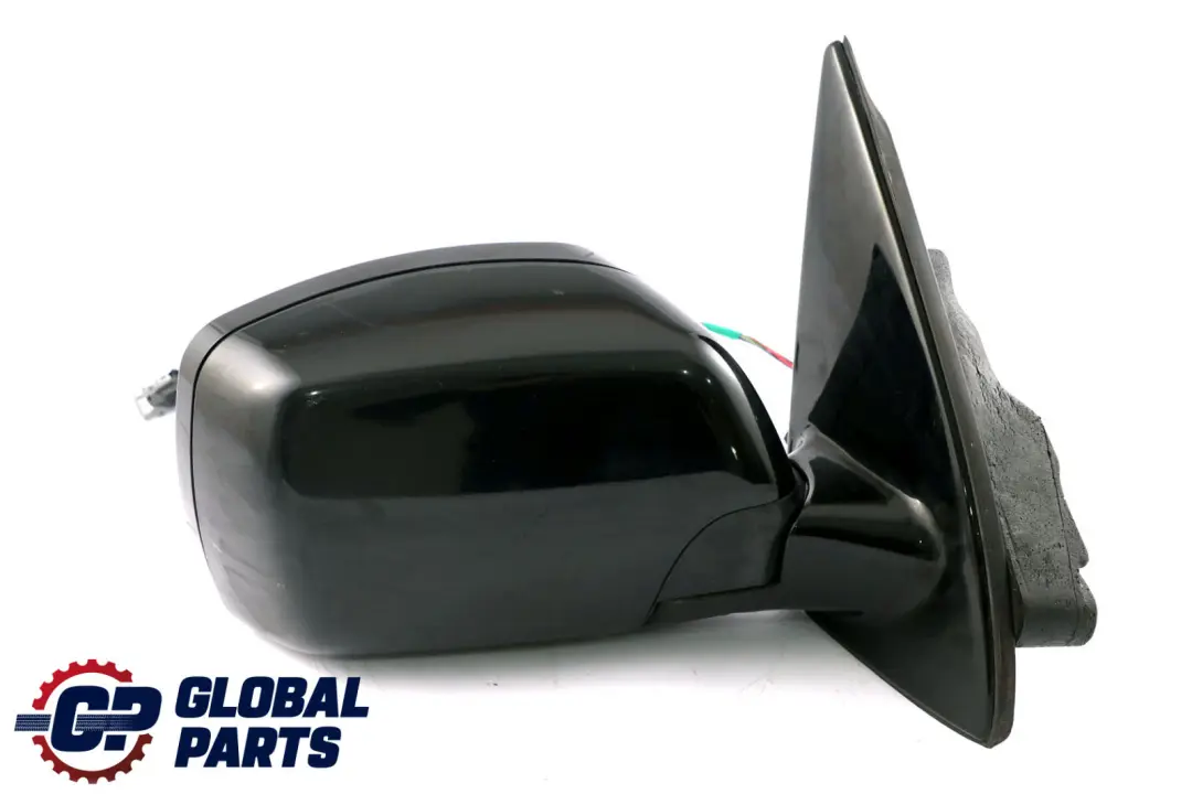 BMW X5 Series E53 Sport Auto Dip Right Door Wing Mirror O/S Black Sapphire 475