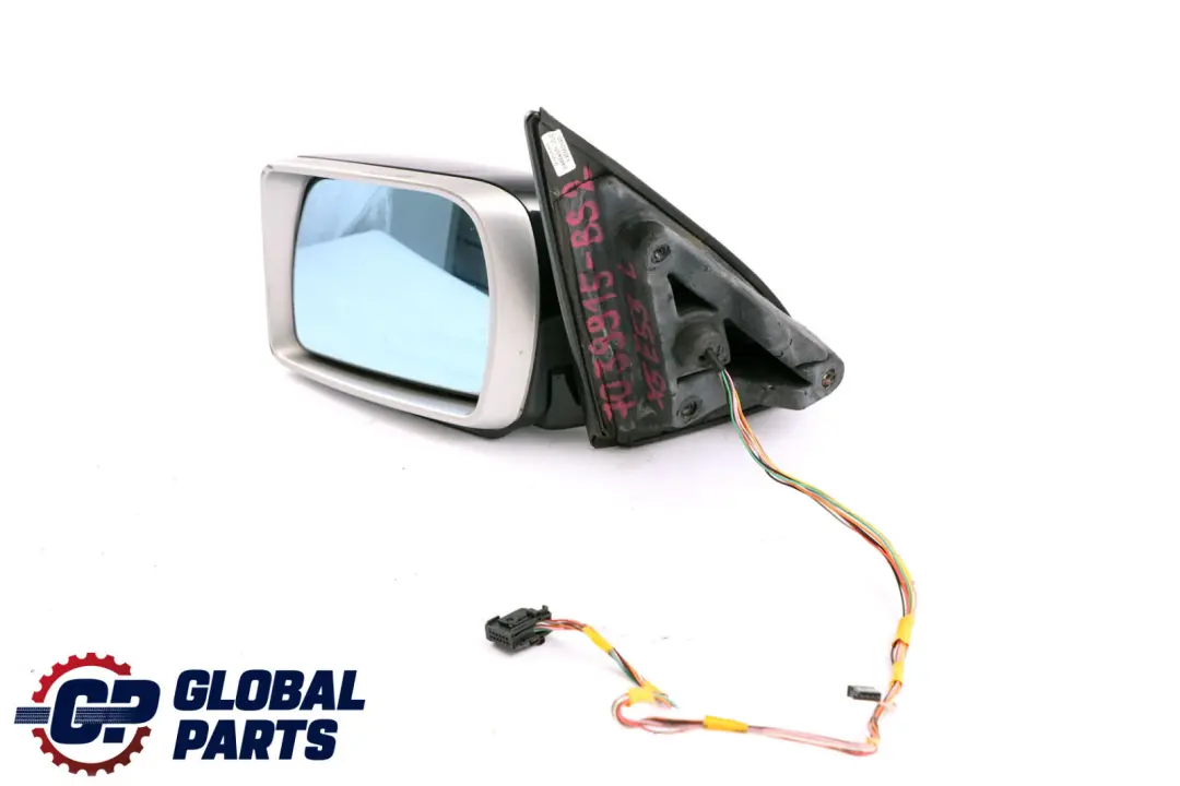 BMW X5 Series 2 E53 Sports Package Memory Left Wing Mirror N/S Black Sapphire