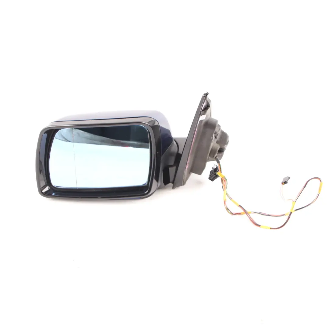 BMW X5 E53 M Sport Wing Mirror Heated Left Door N/S Le Mans Blau Blue - 381