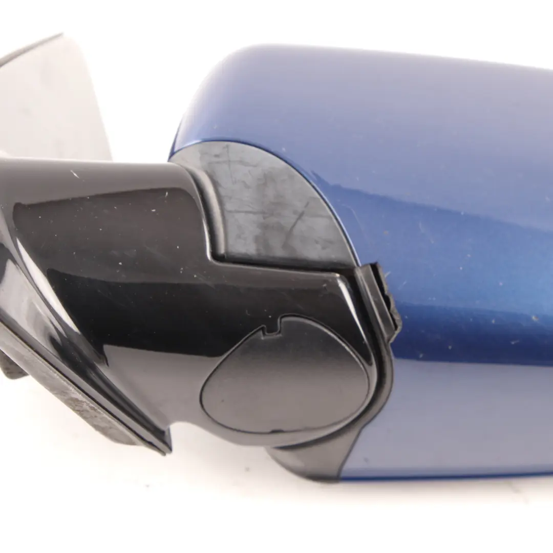 BMW X5 E53 M Sport Wing Mirror Heated Left Door N/S Le Mans Blau Blue - 381