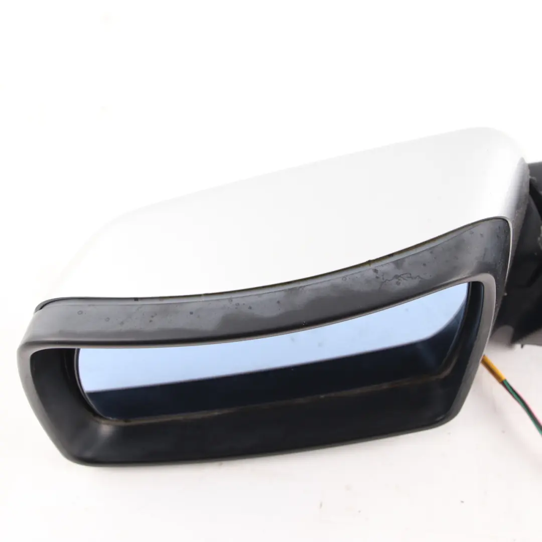 BMW X5 E53 Sport High Gloss Auto Dip Left Wing Mirror N/S Titansilber Silver 354