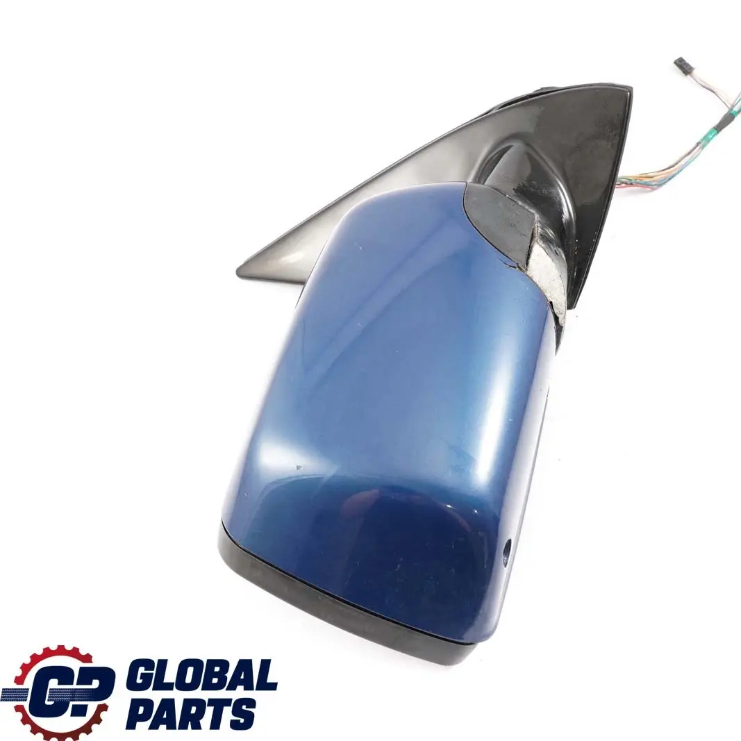 BMW X5 E53 Sport High Gloss Auto Dip Right Wing Mirror O/S Topasblau Blue 364