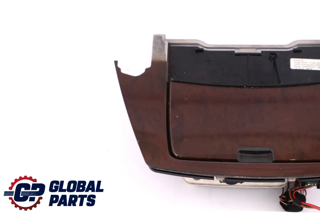 BMW 7 Series E65 E66 Module Carrier Centre Console Wood Ashtray Esche Dunkel