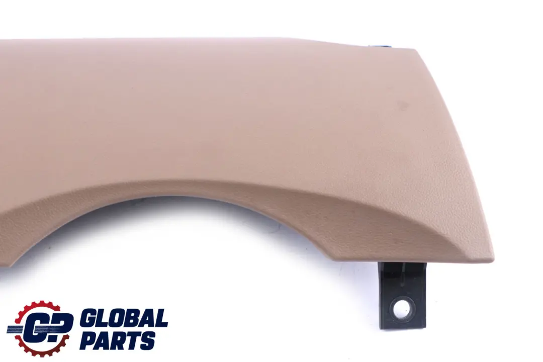 BMW 7 Series E65 E66 Lower Steering Wheel Dash Trim Panel Beige Dunkelbeige