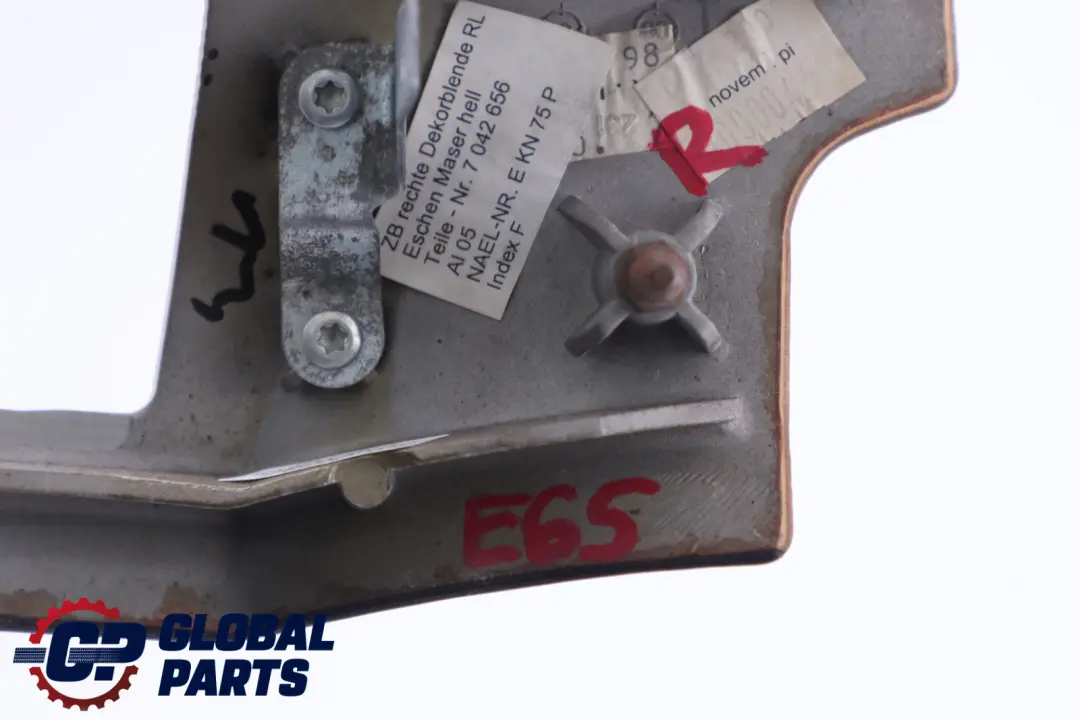 Wood Instrument Panel Right O/S Esche Hell BMW 7 Series E65 E66 - SKU rhd-7042656 - Part number 7042656