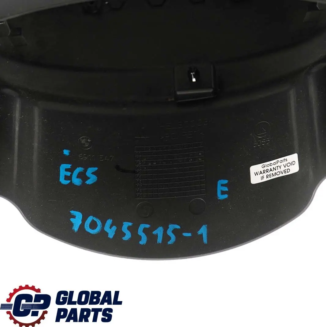 BMW 7 Series 1 E65 E66 E67 Steering Column Cover Schwarz Black 7045515