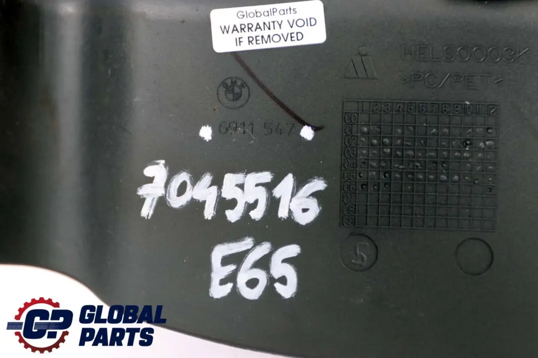 BMW 7 Series E65 E66 E67 Steering Column Cover Basaltgrau Basalt Grey 6911547