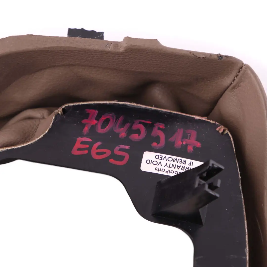 BMW 7 Series E65 E66 Steering Column Cover Trim Dunkelbeige Dark Beige 7045517