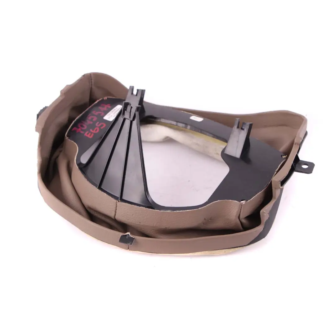 BMW 7 Series E65 E66 Steering Column Cover Trim Dunkelbeige Dark Beige 7045517