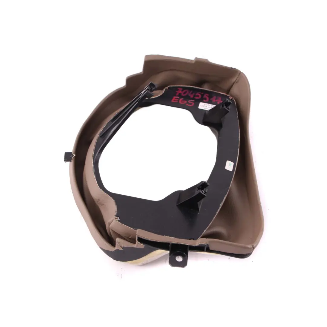 BMW 7 Series E65 E66 Steering Column Cover Trim Dunkelbeige Dark Beige 7045517