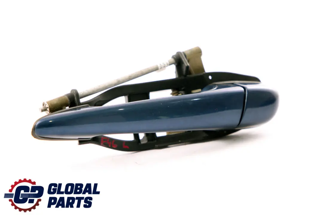 BMW 3 Series E46 Outside Door Handle Front Left N/S Mysticblau Mystic Blue A07
