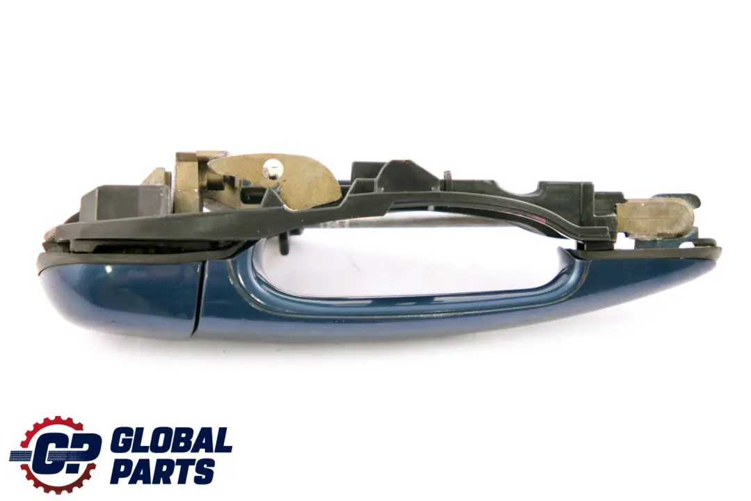 BMW 3 Series E46 Outside Door Handle Front Left N/S Mysticblau Mystic Blue A07